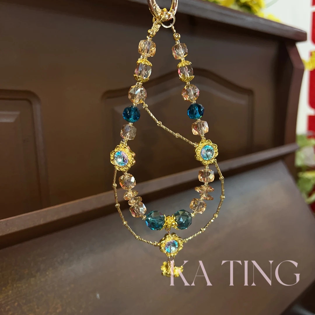 卡庭手机挂件/尤米原创设计链 006 挂饰挂链个性挂脖手腕款挂绳