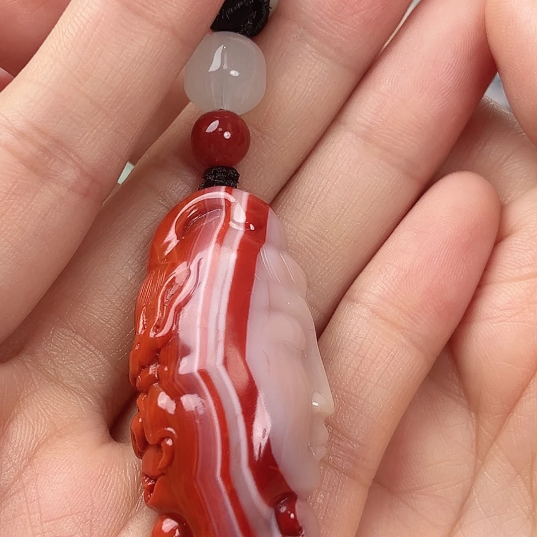 南红玛瑙未镶嵌吊坠