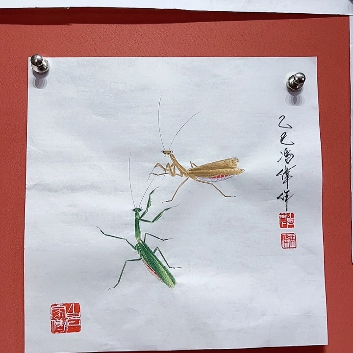 国画冯伟老师国画作品朵