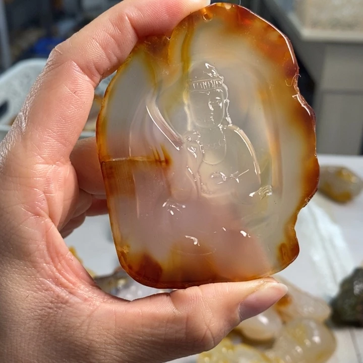 玛瑙/玉髓吊坠(不含链)未镶嵌