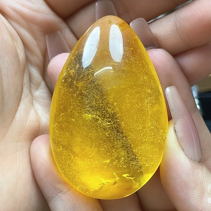 琥珀颈饰未镶嵌吊坠