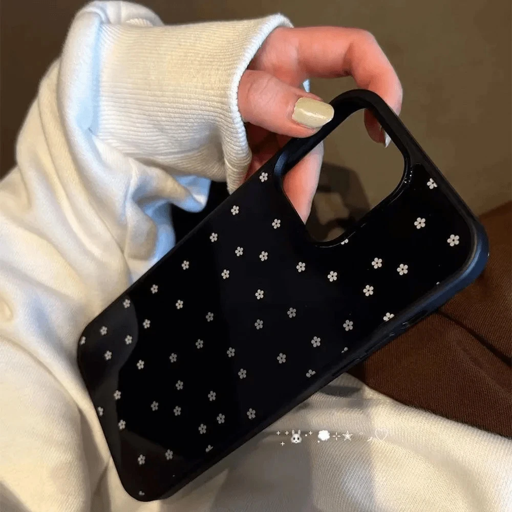 BANCAins风小碎花适用苹果14/15/16promax手机壳13/12果冻11软XR