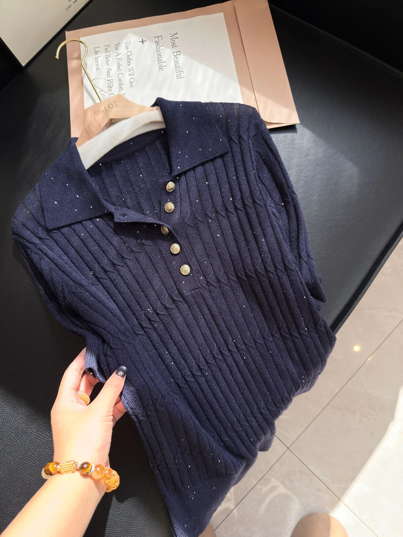 TheLOE/针织短袖#LE-11983