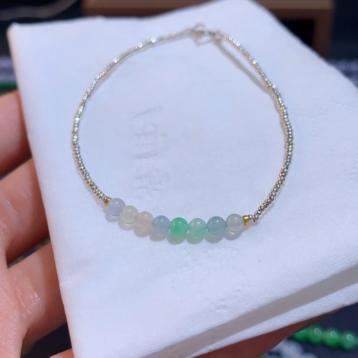 翡翠散珠马卡龙色