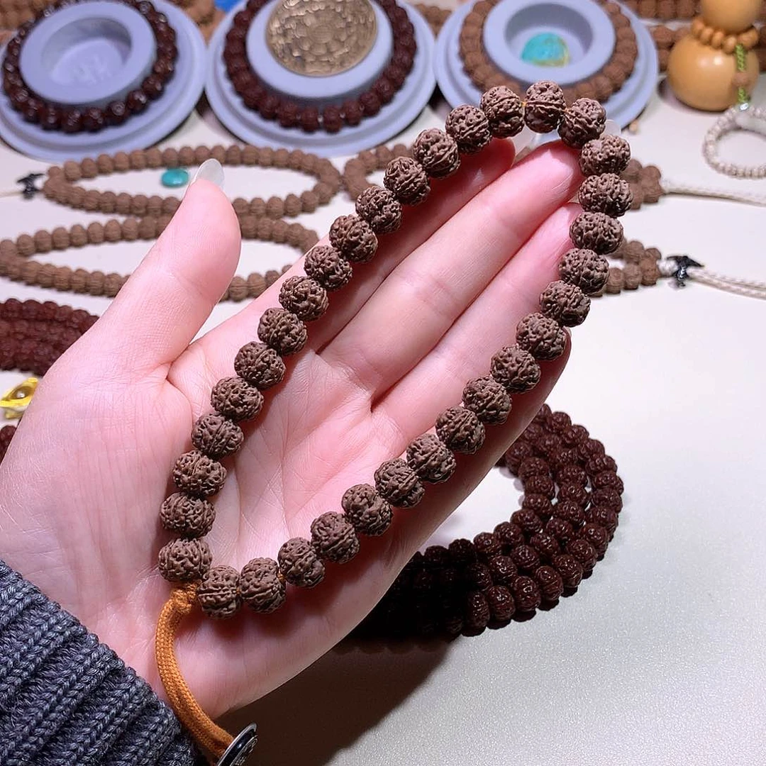 吊坠文玩核桃老树虎抓梅花