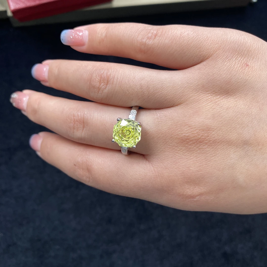 3251戒指--温暖阳光黄蓝-精工黄蓝戒指赠礼盒