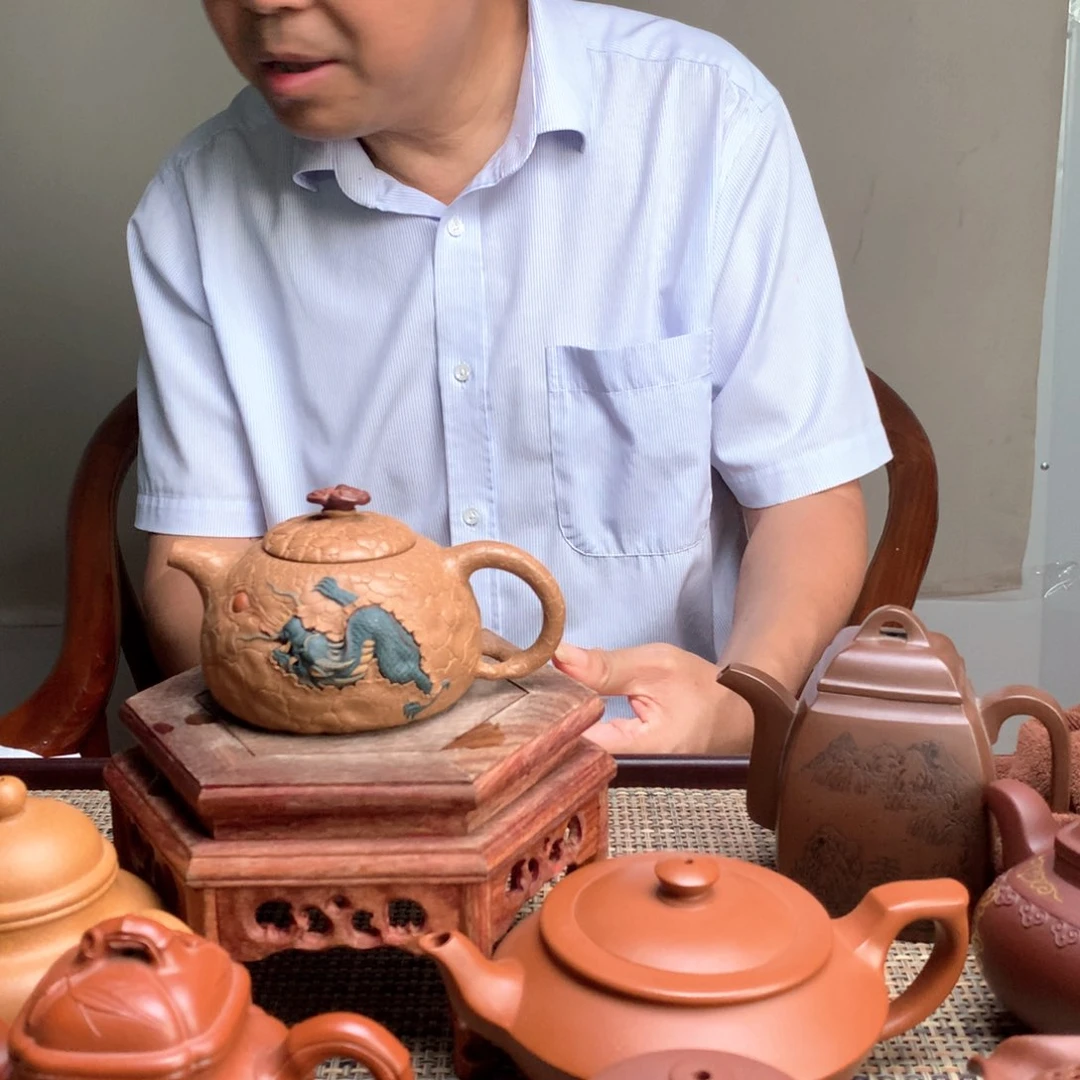 壶***图茶壶紫砂宜兴紫砂壶茶壶原矿紫砂壶