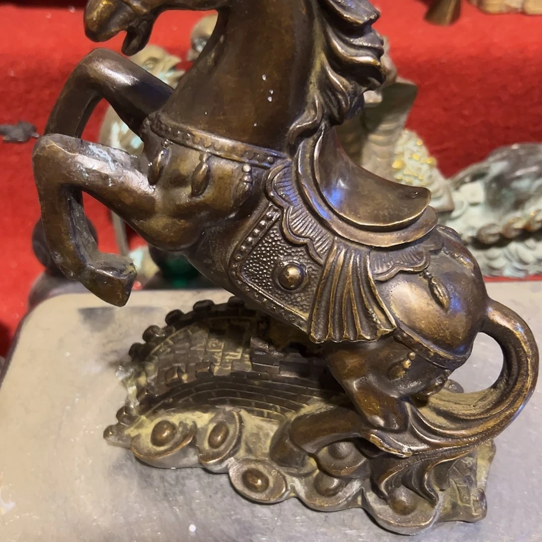 黄铜摆件，文房摆件