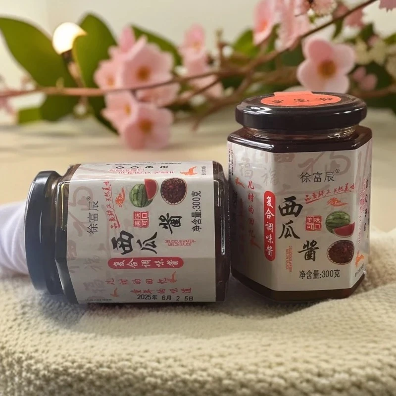 安徽特产阜阳名小吃西瓜酱豆300g2瓶