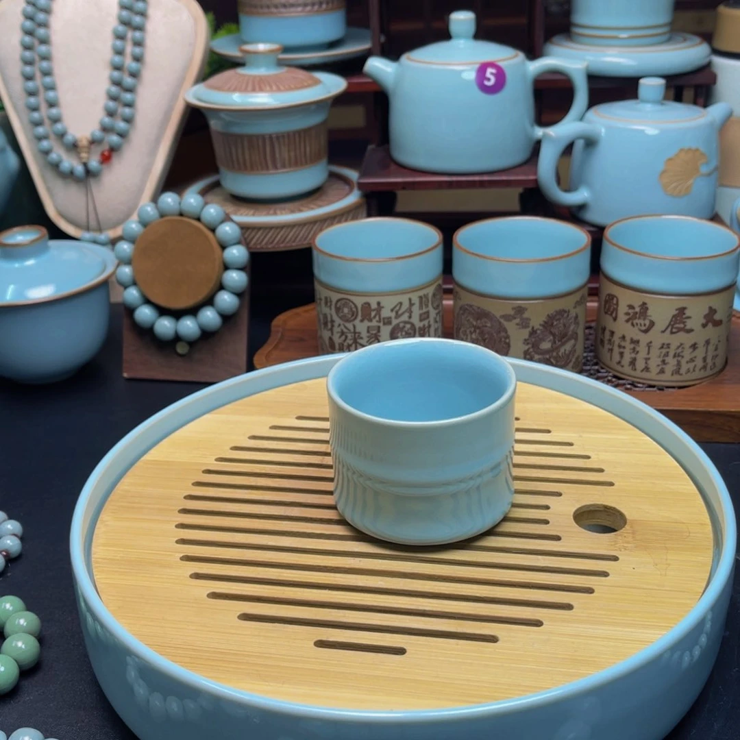 【闪购商品】摆件瓷河南御盏窑，茶器瓷珠坊，正品