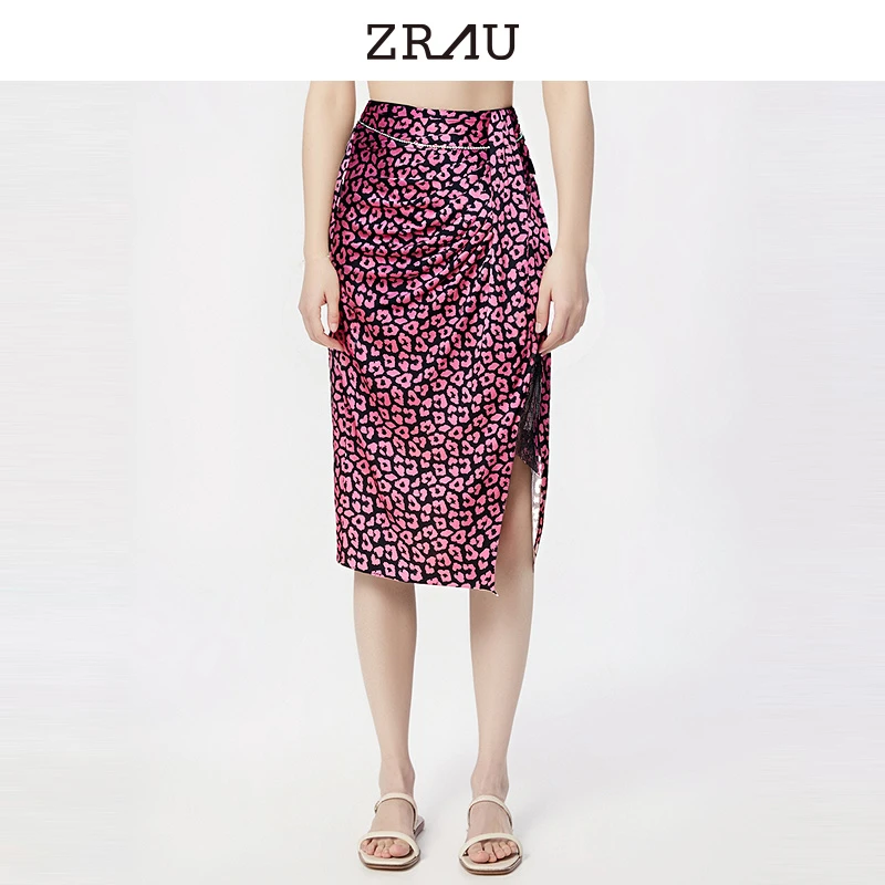 ZRAU冷艳浪漫精致质感半身裙91180111336