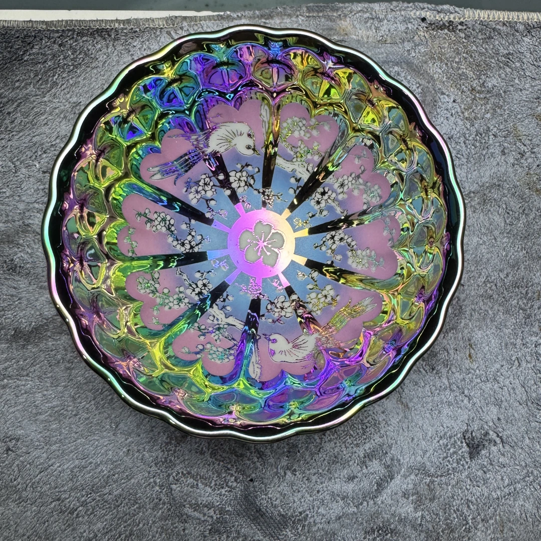 七彩喜上眉梢 茶杯主人杯11