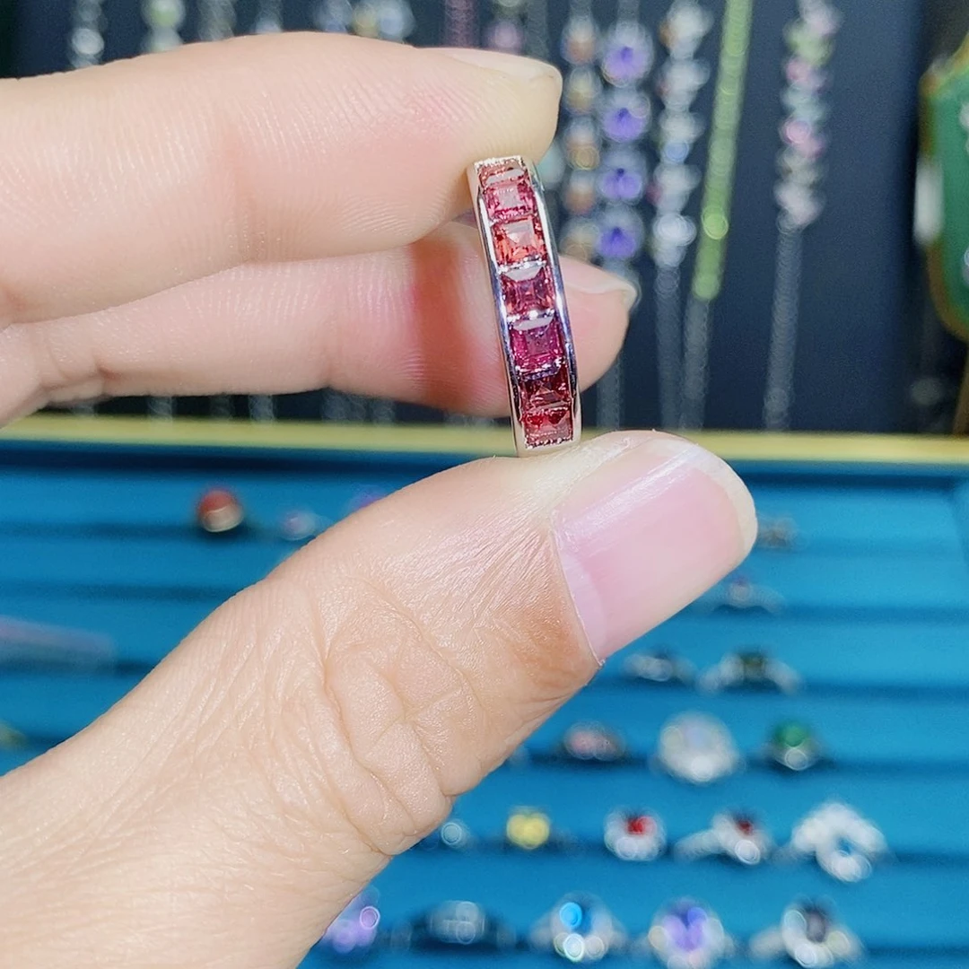 紫晶珠宝半成品银S925镶嵌