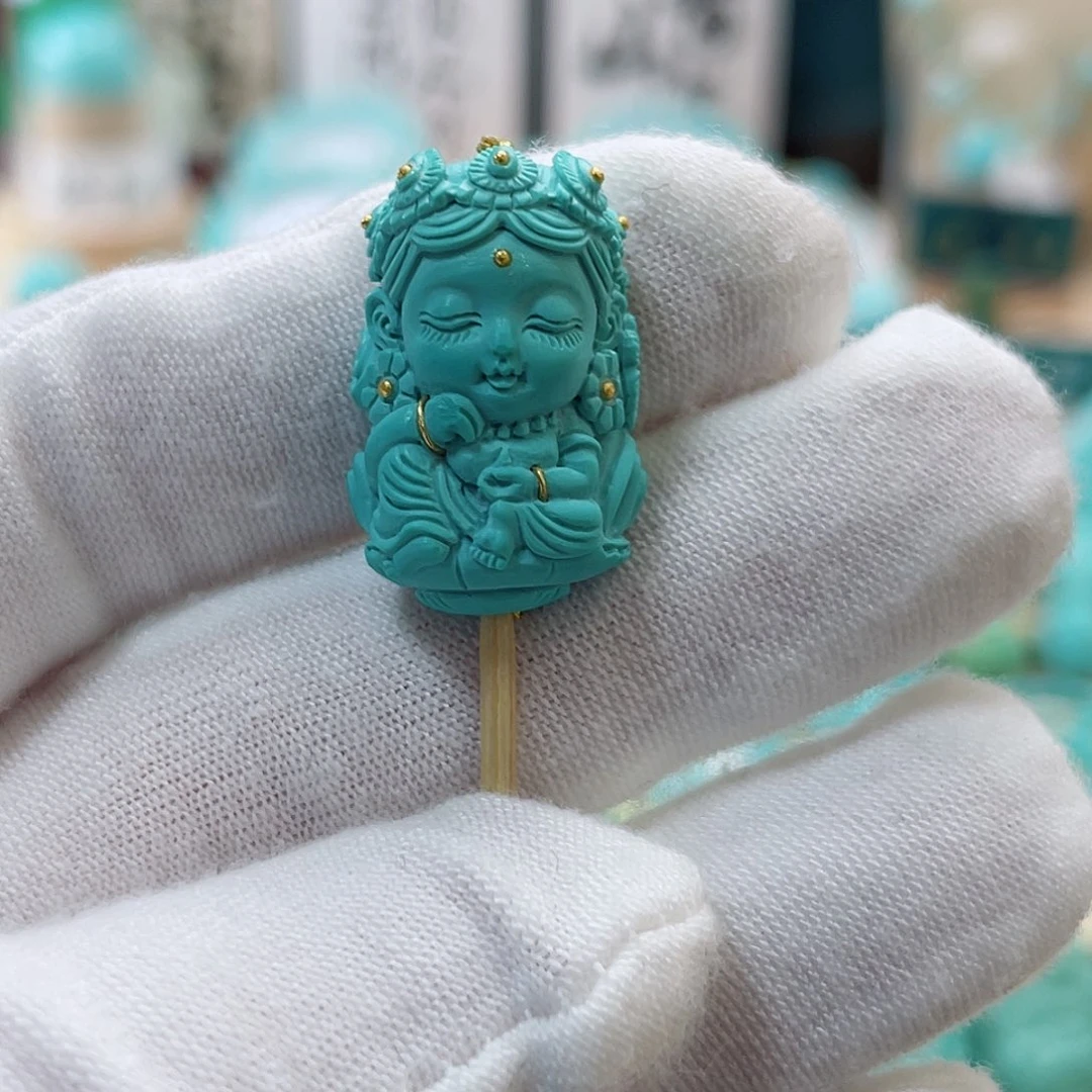 绿松石珠宝奇石未镶嵌