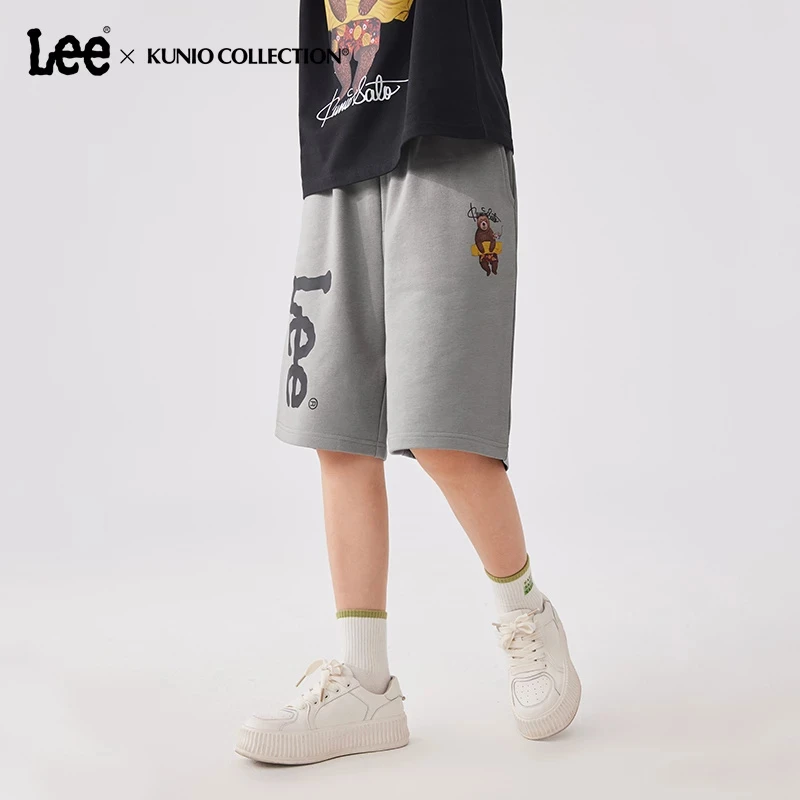 儿童短裤夏季休闲潮流时尚沙滩小熊短裤LK4X2HUB0076