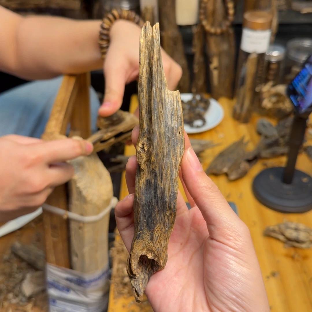 沉香碎屑沉香紫棋29克