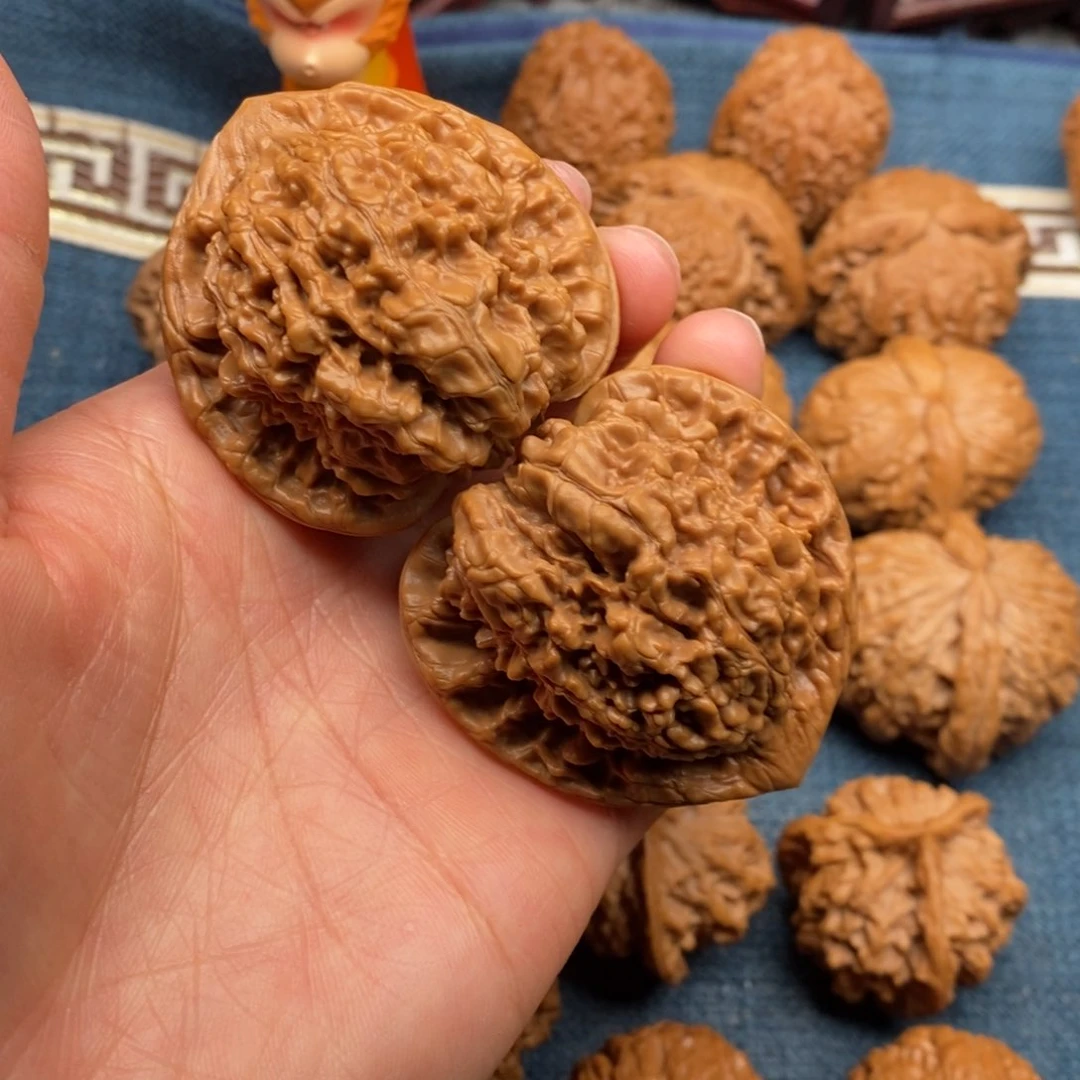 文玩核桃把件47全品官帽