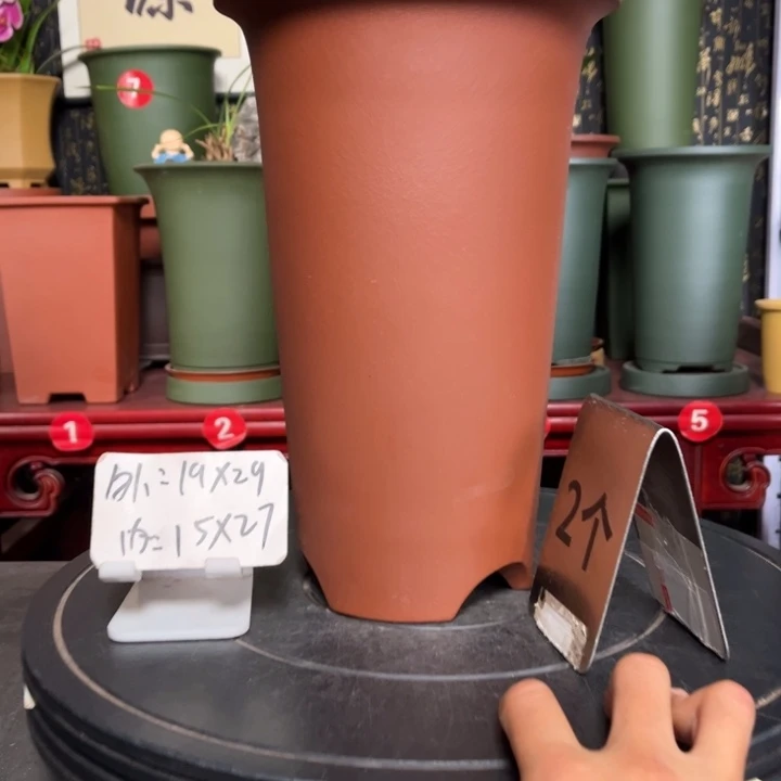 紫砂花盆紫砂花盆