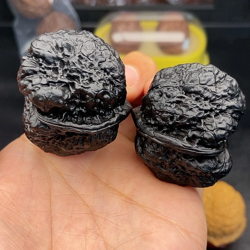 【闪购商品】把件文玩核桃41尺蝴蝶蟾
