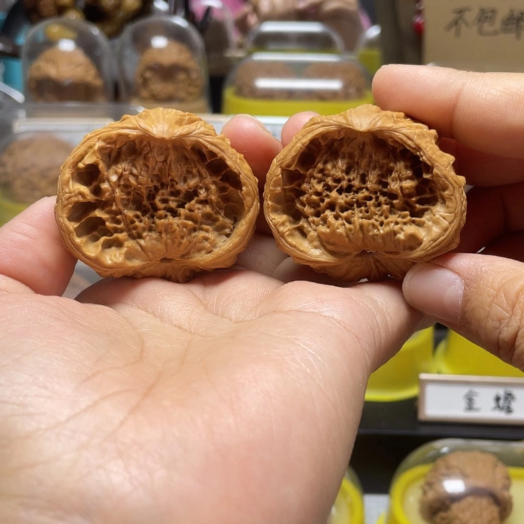 文玩核桃把件聚宝盆46