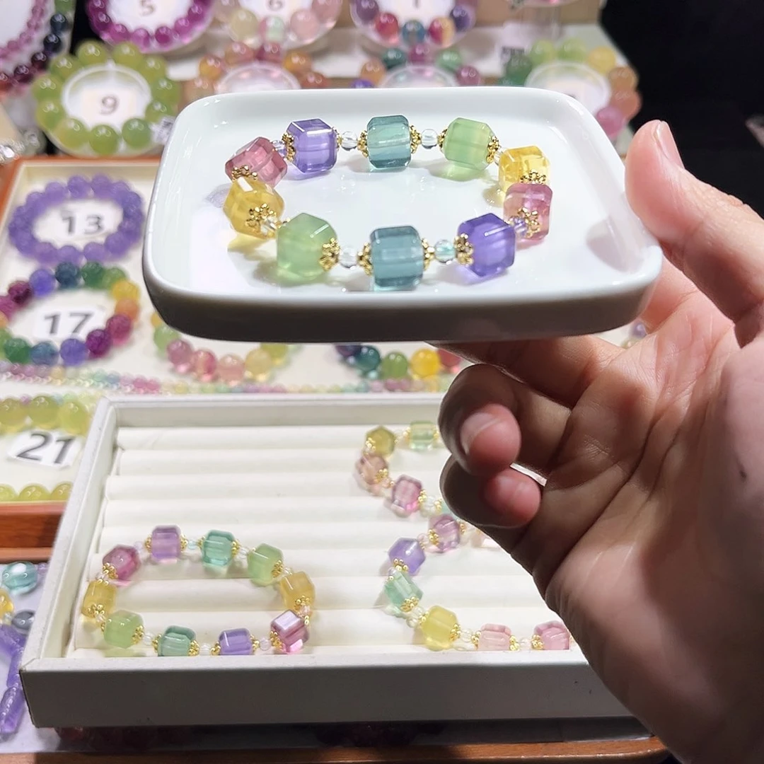 手链未镶嵌萤石雨**月方糖