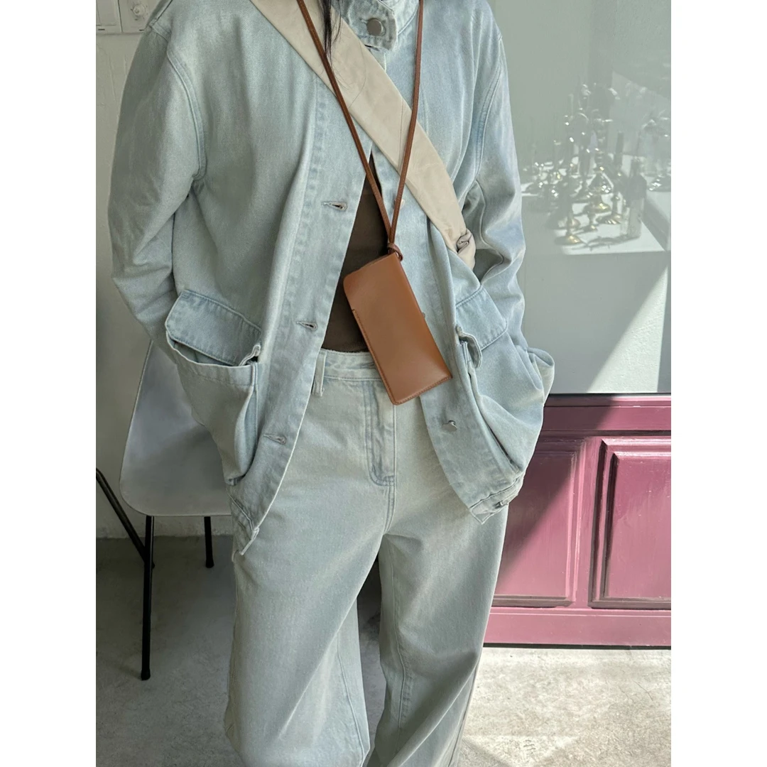 《2025秋冬新品》韩系简约高级感便捷装饰眼镜包 02952