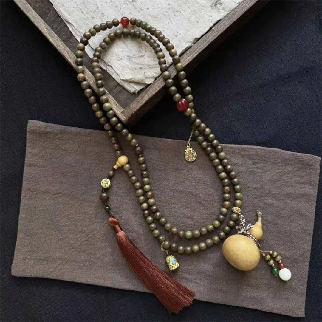 杨幂同款葫芦斜挎手机链【8mm】无礼盒—-3873-1