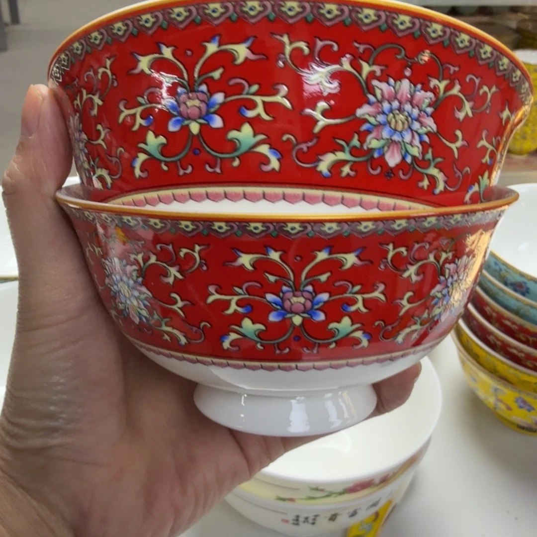 陶摆件景德镇珐琅彩餐具