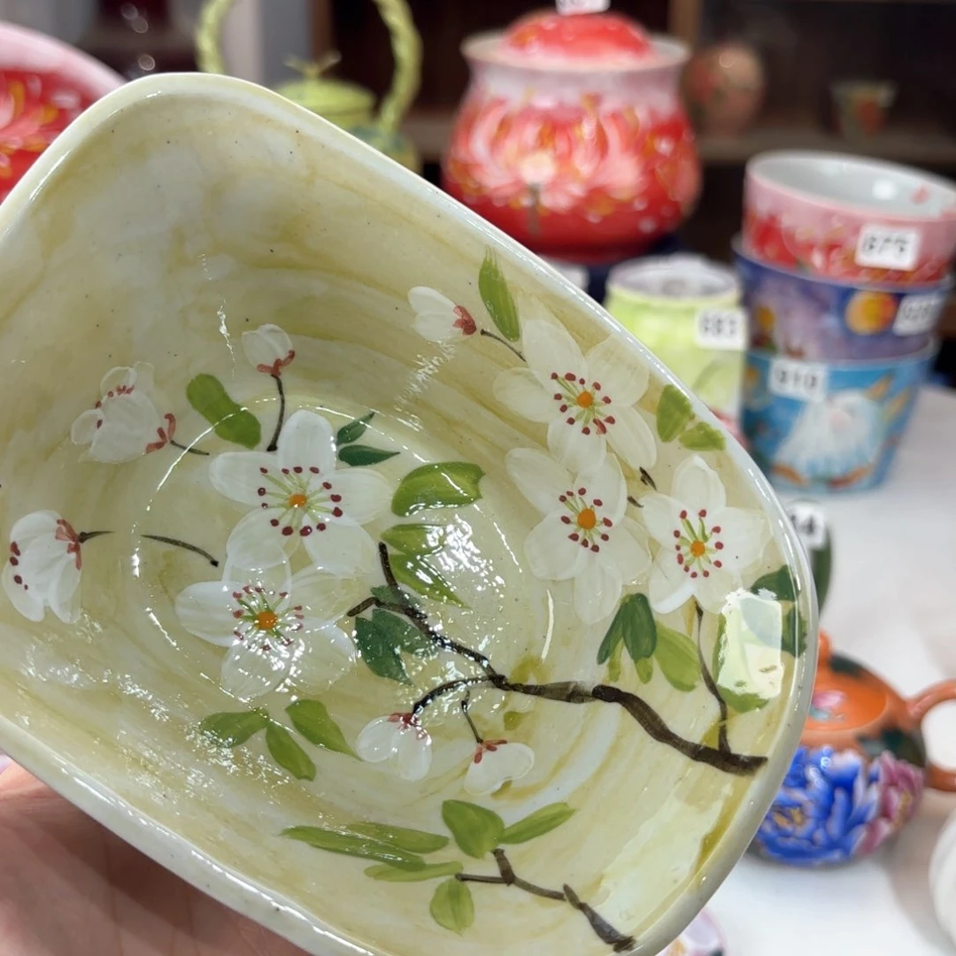 景德镇手绘高温釉下彩陶瓷茶具