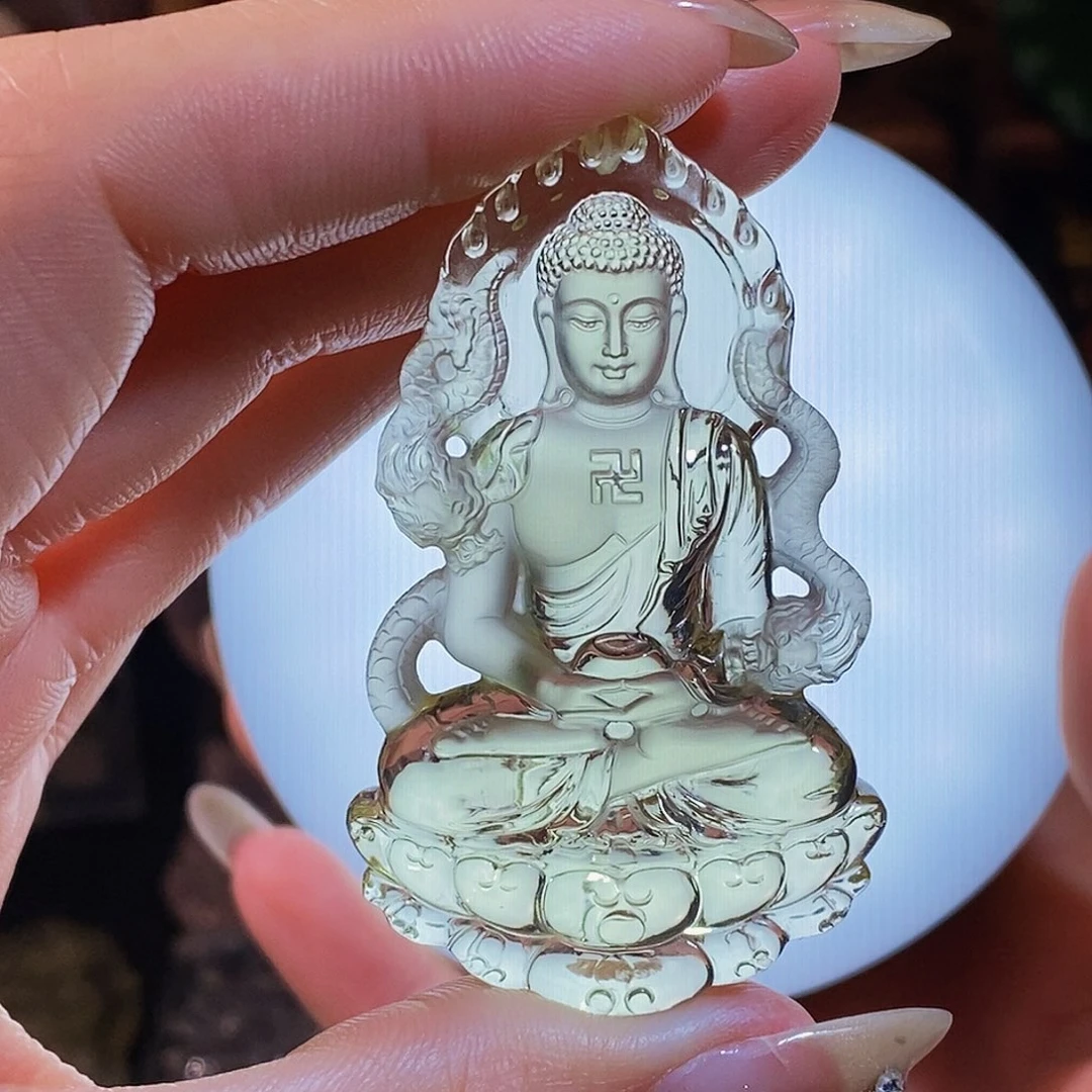 随***缘水晶颈饰未镶嵌吊坠