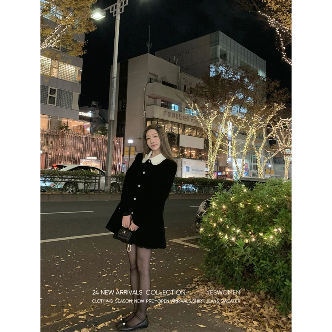 YESWOMEN黑曜千金·髙级精致年末丝绒系列外套多版本XY61412A4105