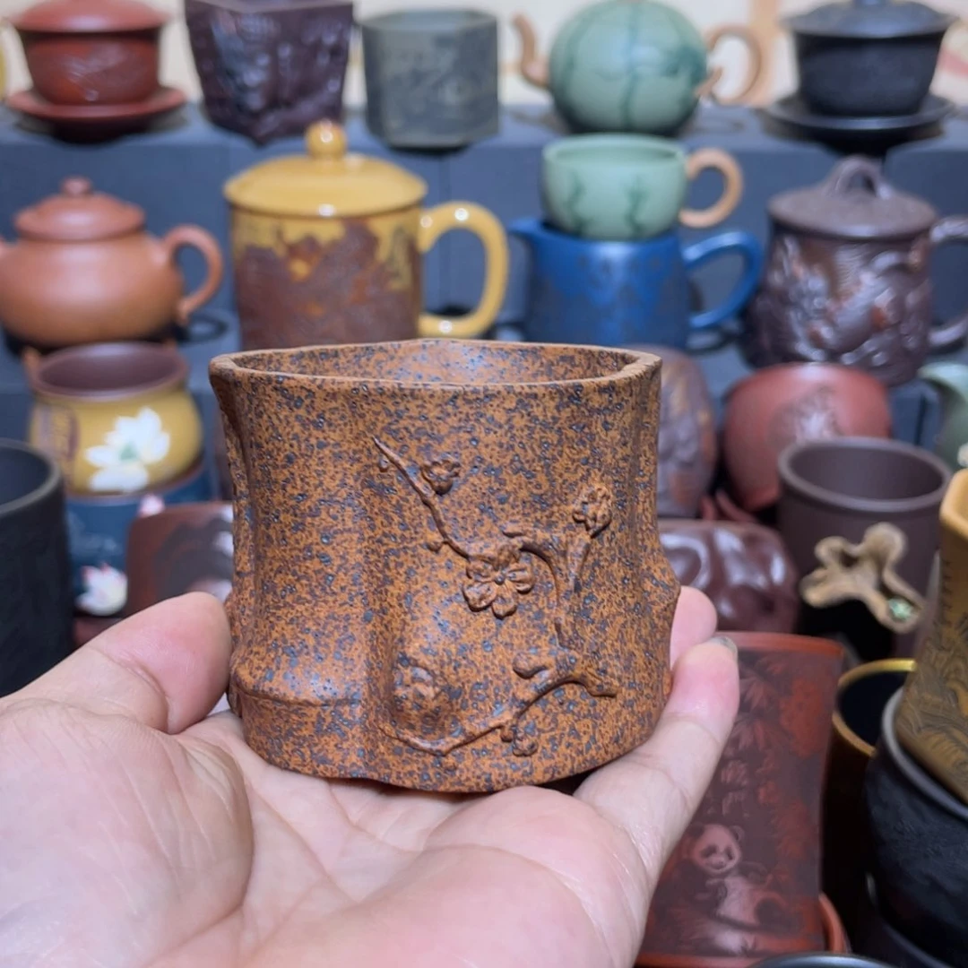 原矿紫砂手工主人杯