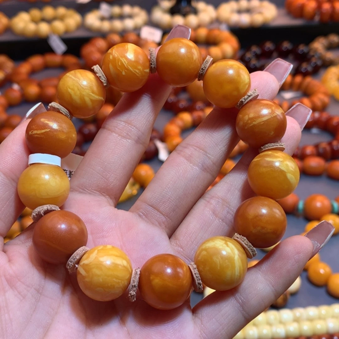 【闪购商品】未镶嵌琥珀手链蜜蜡