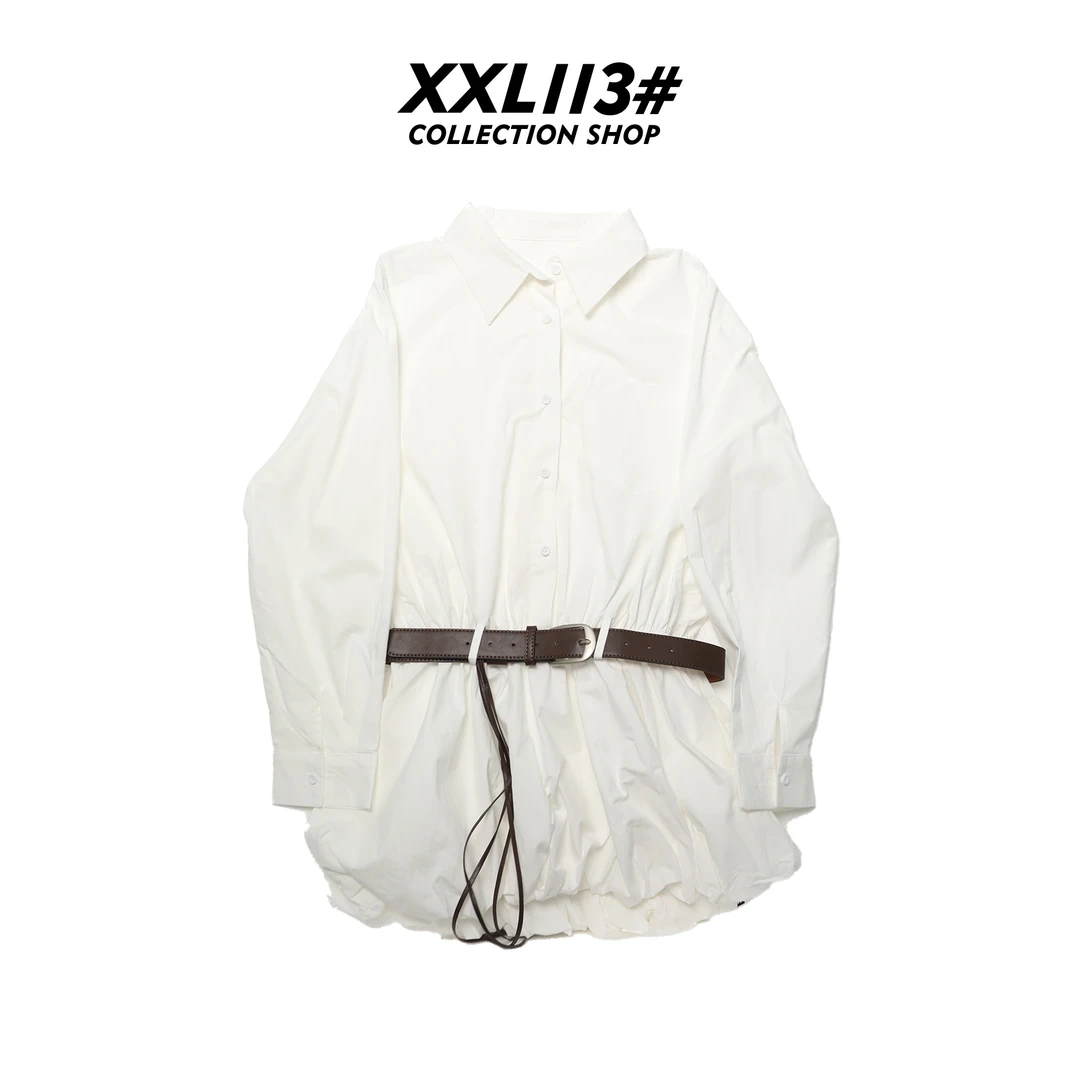 113* CENTRALIZED SHOP中长裙显瘦秋季单排扣连衣裙X5F06G6517
