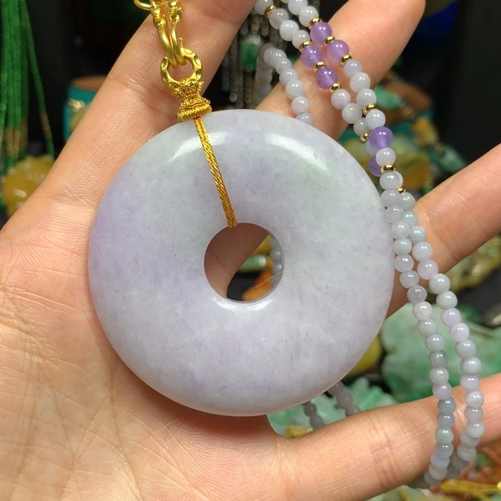 翡翠未镶嵌颈饰扣子