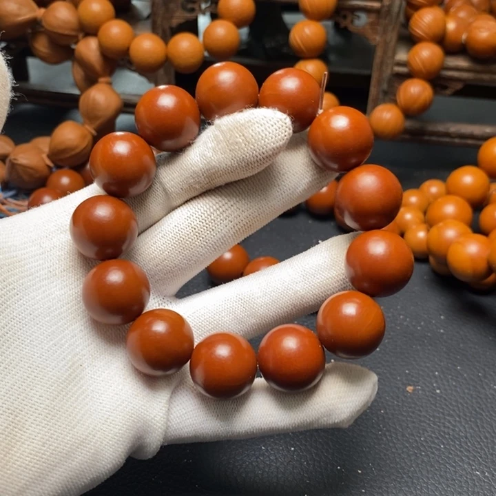 手串橄榄核1.8尺寸树王光珠