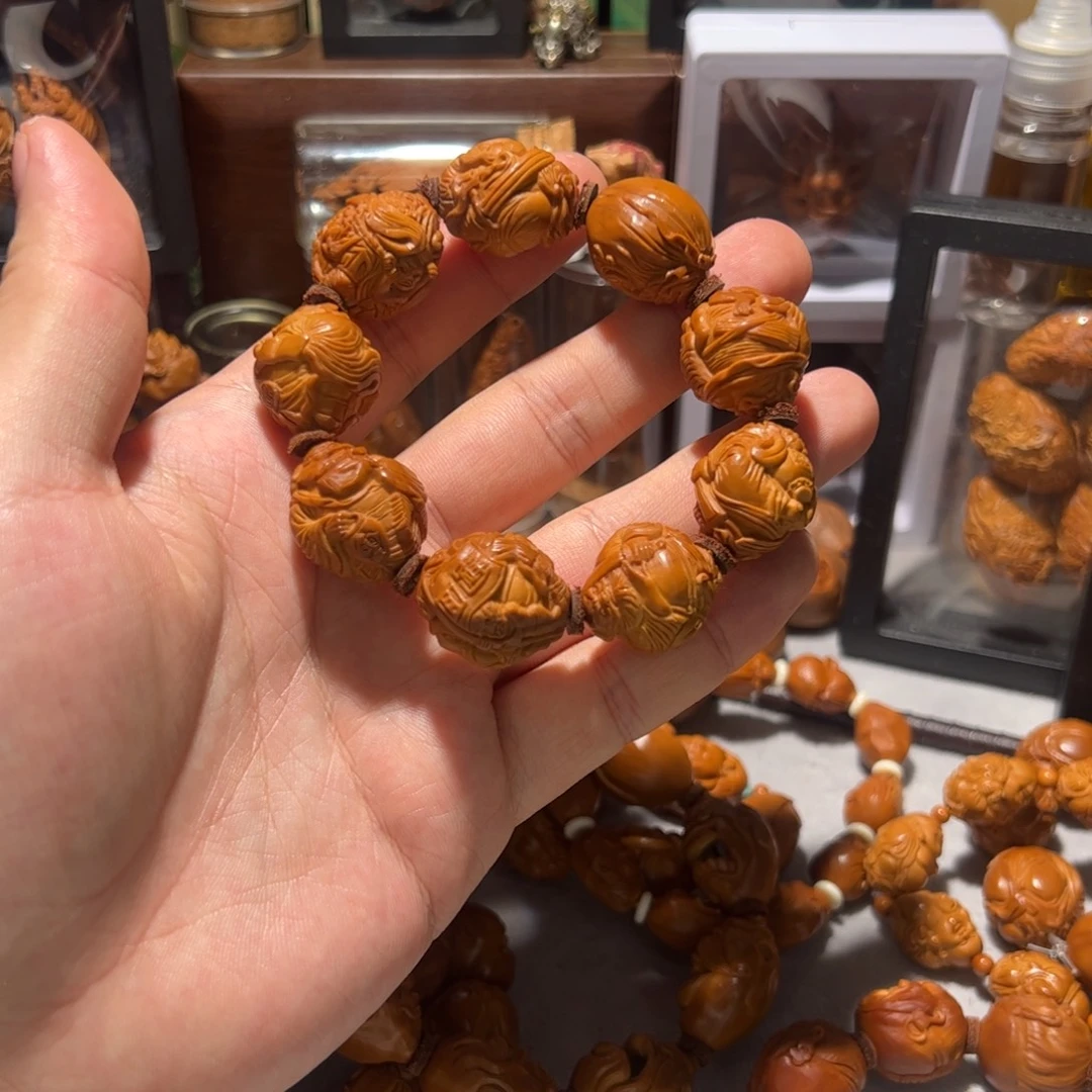 手串/手链橄榄核手工钟馗伏魔