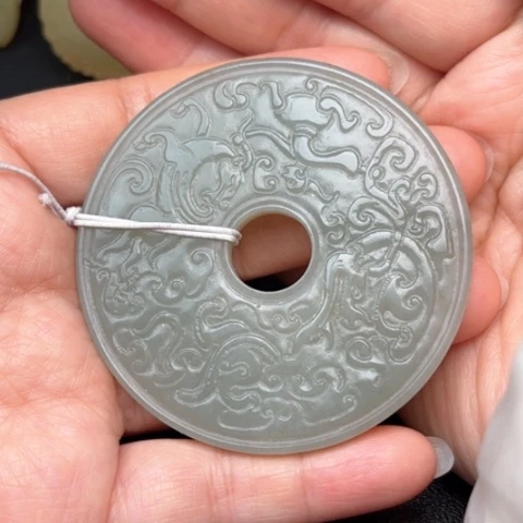 和田玉挂件未镶嵌郁****9