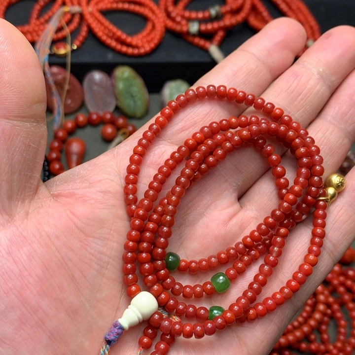 南红玛瑙未镶嵌颈饰