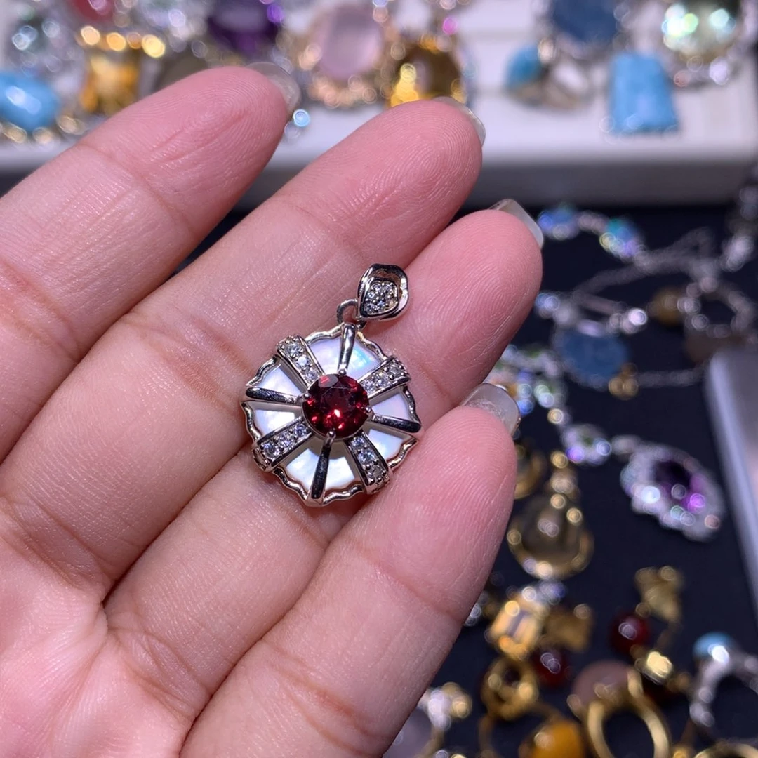 【闪购商品】银S925镶嵌戒指水晶戒指