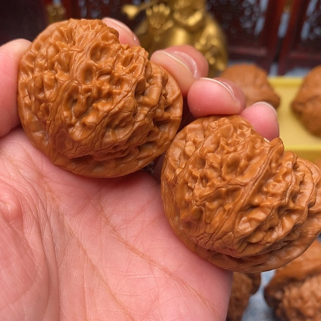 把件文玩核桃毕业宫灯绝配全品桃心肉球 43尺