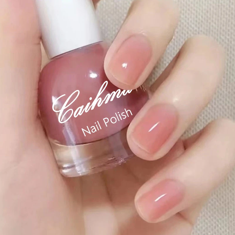 2025夏季新款裸色系显白美甲指甲油免烤快干防水持久不可撕流行色