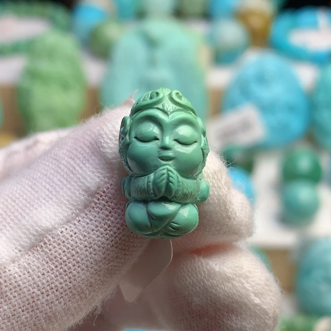 未镶嵌绿松石珠宝奇石