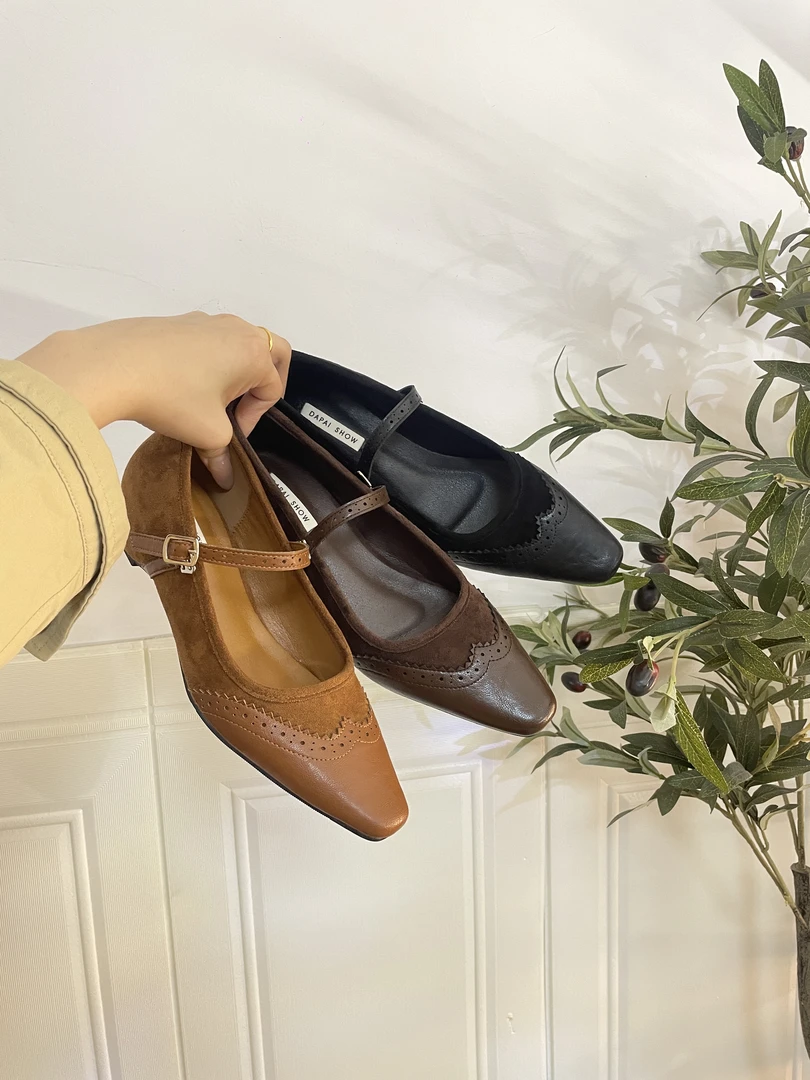 玛丽珍气质高跟鞋女法式网红内增高单鞋2025秋季新款浅口小皮鞋女