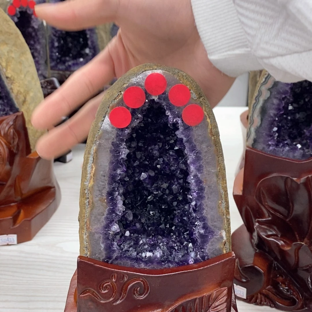 紫晶未镶嵌大型摆件（非配饰）