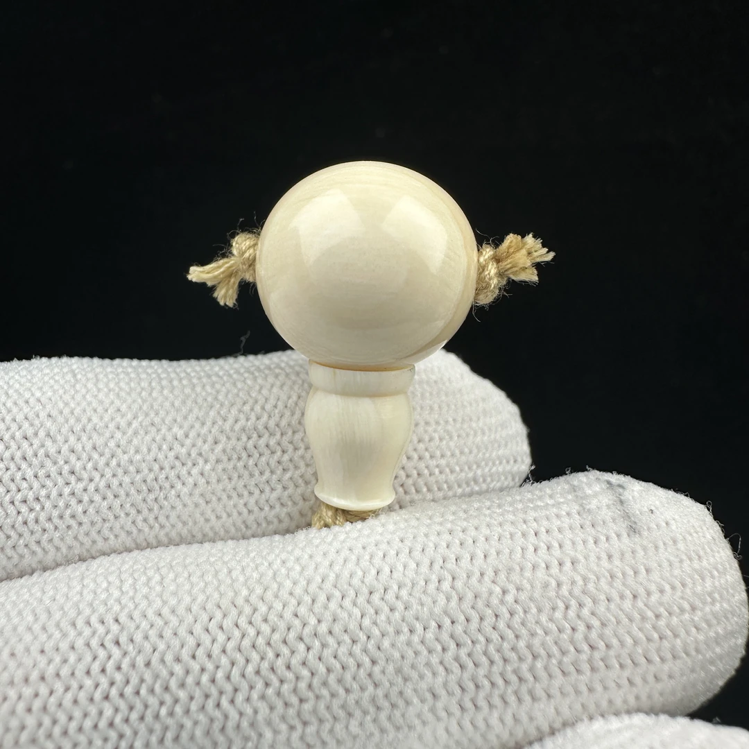 J3573天然猛犸牙三通15*24mm一物一图假一罚十