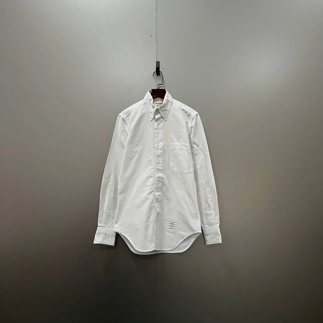 99新 THOMBROWNE z6 TB 白色长袖衬衫 0码/ki301334
