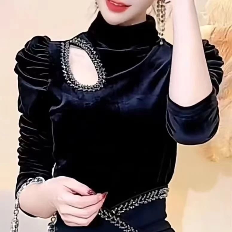 月湾湾 时尚百搭气质洋气打底衫 下单备注编码