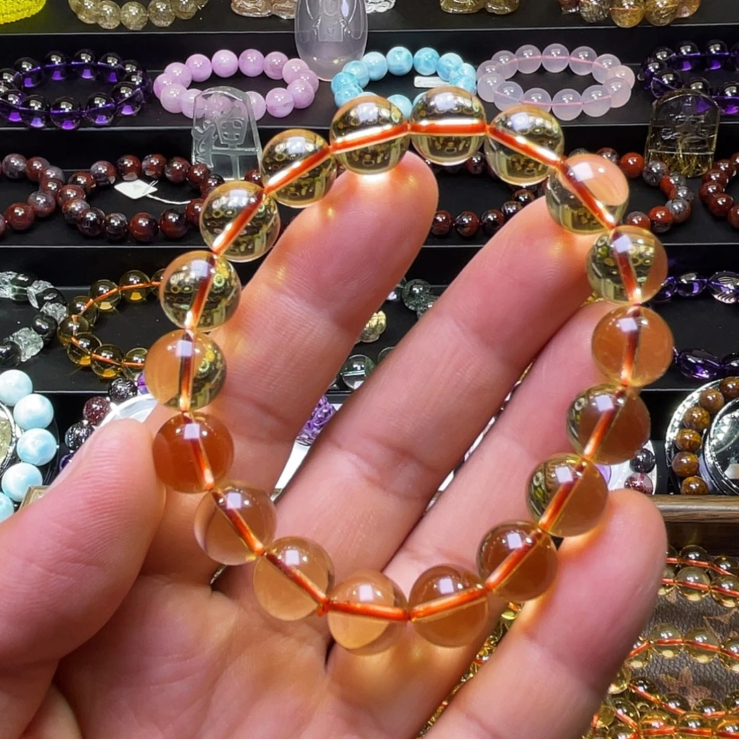 手链未镶嵌水晶黄水晶手链