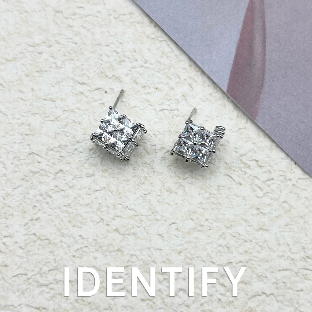 铜合金耳饰 设计款优雅时尚气质百搭轻奢耳饰~BS096